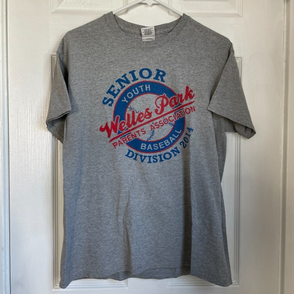 Welles Park baseball graphic tshirt size medium